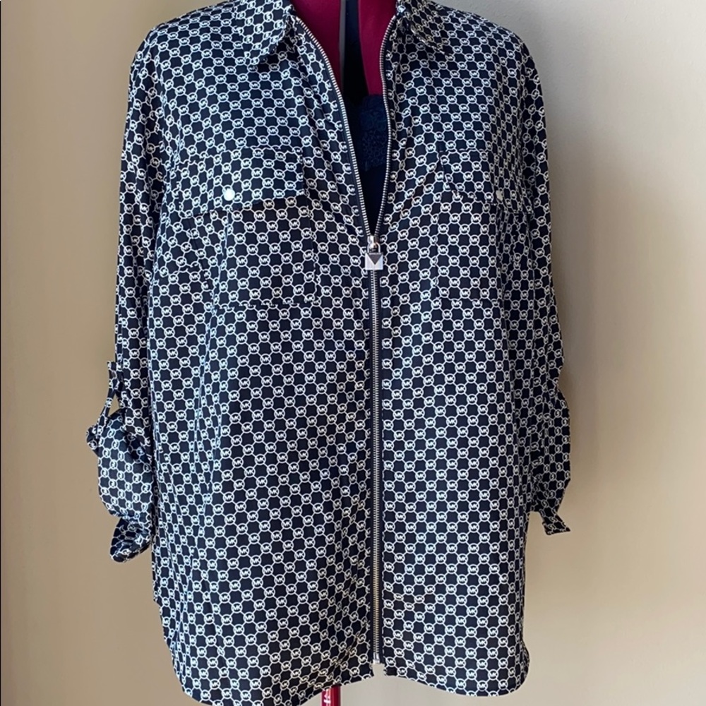 Michael Kors Zip-up Top